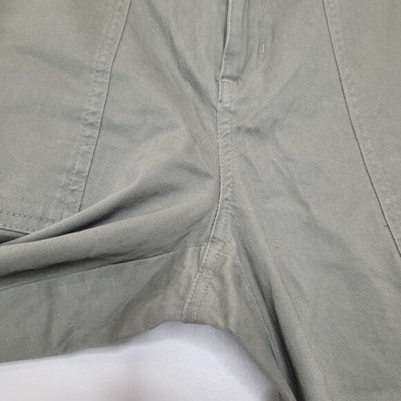A New Day High Waisted Utility Sage Olive Green Tapered Leg Pants Trousers 8 Tan - Picture 7 of 11